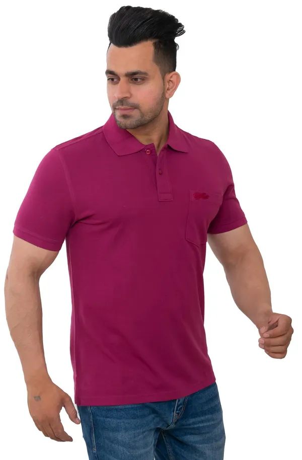 Maroon_Majesty_Pure_Cotton_Blend_T-Shirt_For_Men