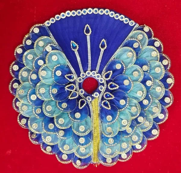 BLUE_BUTTERFLY_Laddu_Gopal_Poshak_Handmade_|_Embroidered_
