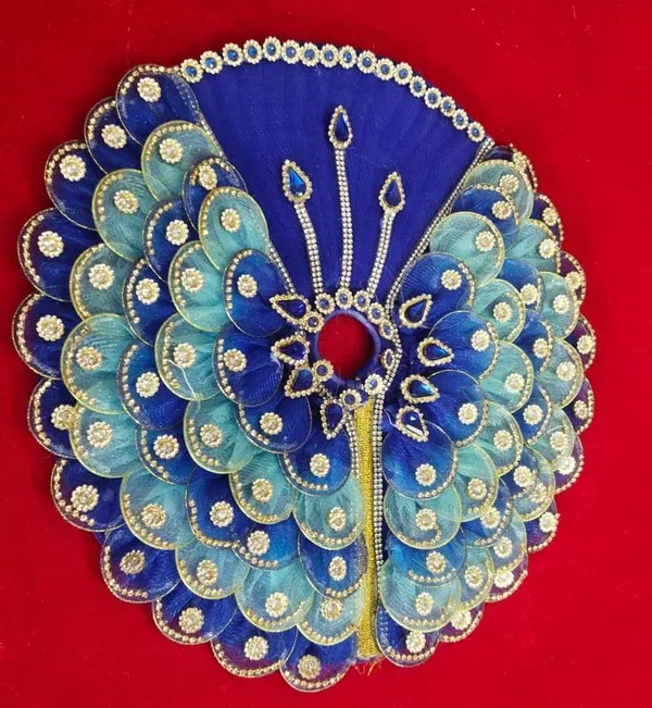 BLUE_BUTTERFLY_Laddu_Gopal_Poshak_Handmade_|_Embroidered_