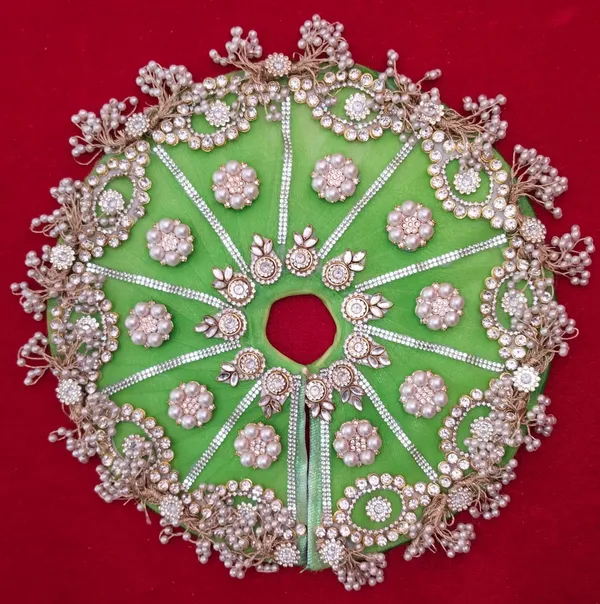 GREEN_Laddu_Gopal_Poshak_Handmade_|_Embroidered