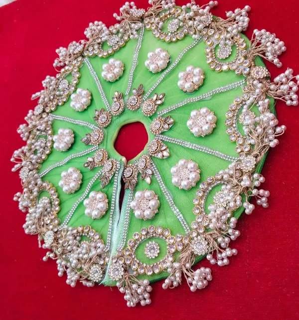 GREEN_Laddu_Gopal_Poshak_Handmade_|_Embroidered