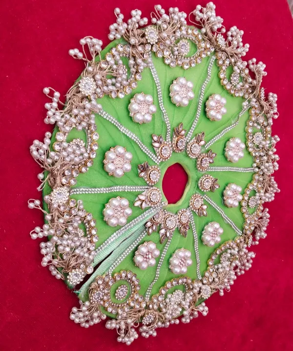 GREEN_Laddu_Gopal_Poshak_Handmade_|_Embroidered