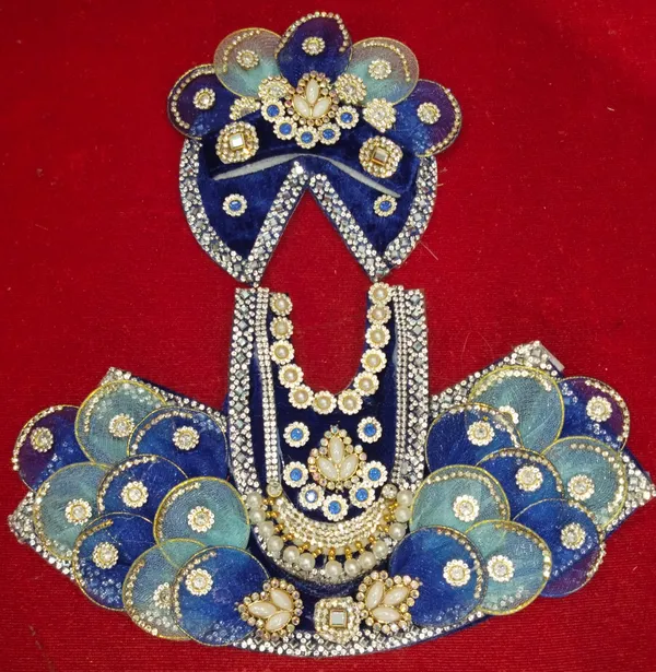 LIGHT_BLUE__Khatu_shayam_ji_dress_Handmade_|_Embroidered
