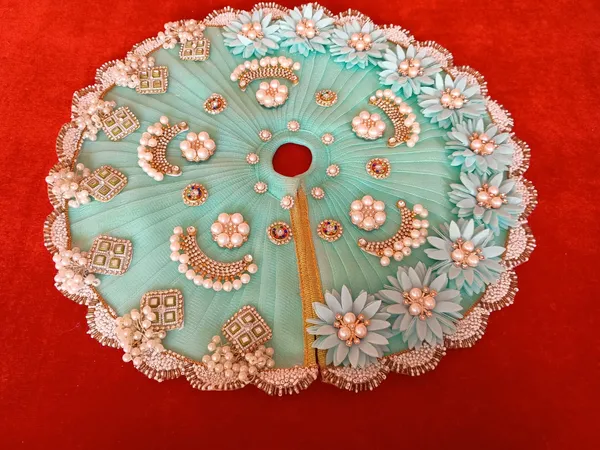 Sea_Green__Laddu_Gopal_Poshak_Handmade_|_Embroidered