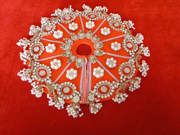 Orange__Laddu_Gopal_Poshak_Handmade_|_Embroidered