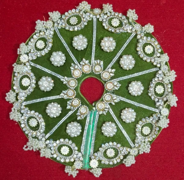 MEHNDI_Laddu_Gopal_Poshak_Handmade_|_Embroidered