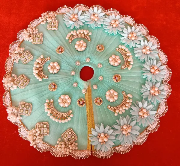 Sea_Green__Laddu_Gopal_Poshak_Handmade_|_Embroidered