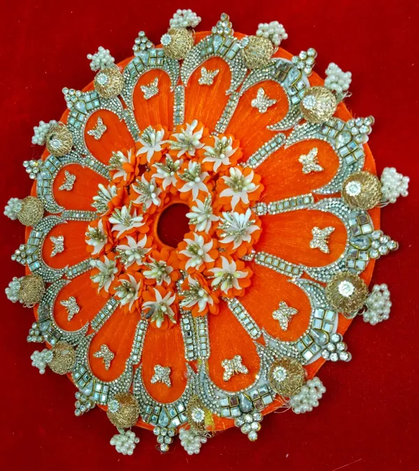 Orange__Laddu_Gopal_Poshak_Handmade_|_Embroidered