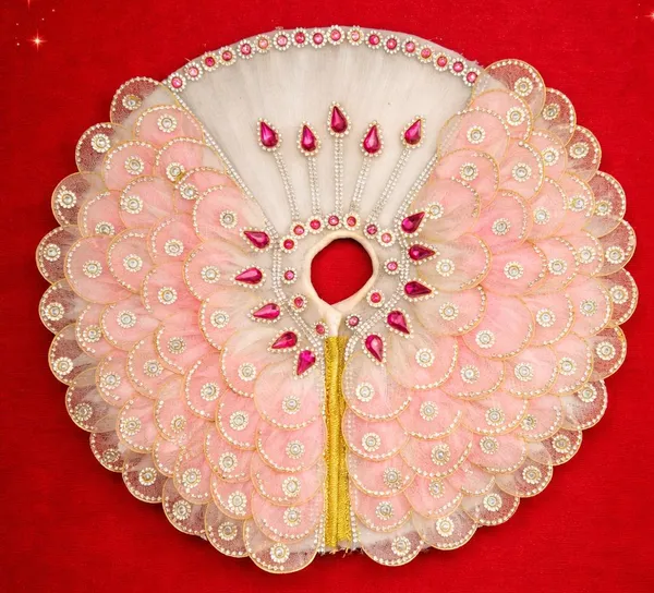 PINK_BUTTERFLY_Laddu_Gopal_Poshak_Handmade_|_Embroidered_
