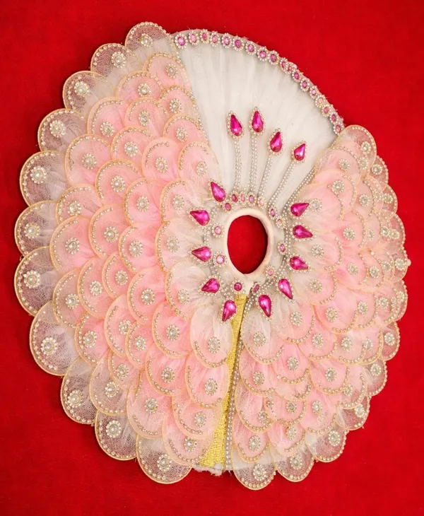PINK_BUTTERFLY_Laddu_Gopal_Poshak_Handmade_|_Embroidered_