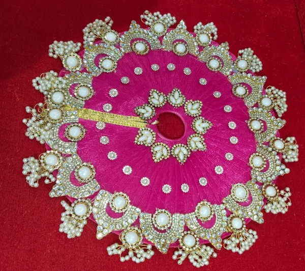 PINK_Colour__Laddu_Gopal_Poshak_Handmade_|_Embroidered