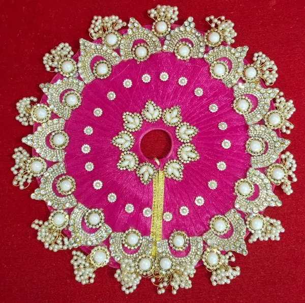 PINK_Colour__Laddu_Gopal_Poshak_Handmade_|_Embroidered