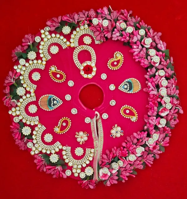 RANI_PINK__Laddu_Gopal_Poshak_Handmade_|_Embroidered