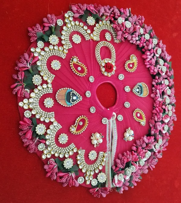 RANI_PINK__Laddu_Gopal_Poshak_Handmade_|_Embroidered