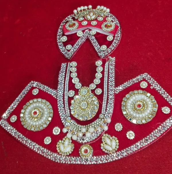 RED__Khatu_shayam_ji_dress_Handmade_|_Embroidered