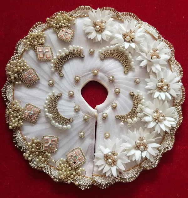WHITE_Laddu_Gopal_Poshak_Handmade_|_Embroidered