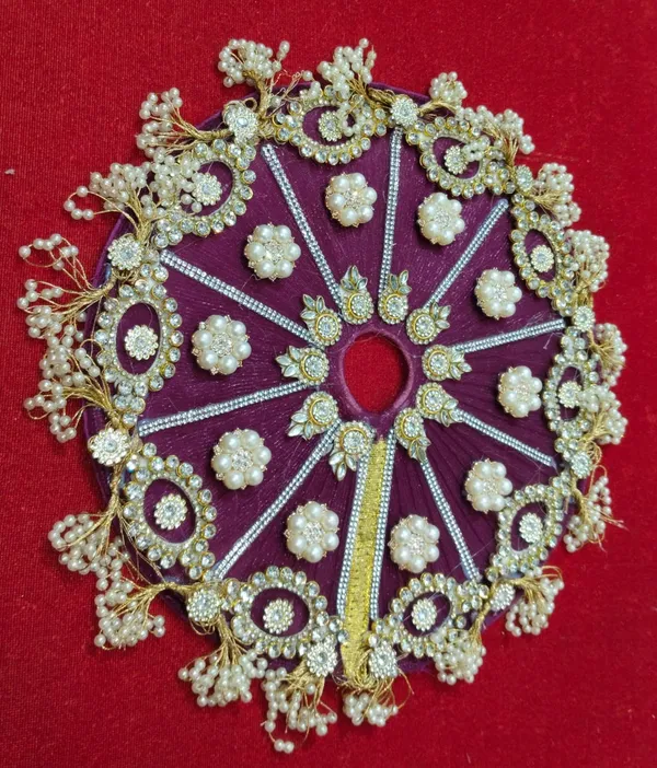 WINE__Laddu_Gopal_Poshak_Handmade_|_Embroidered