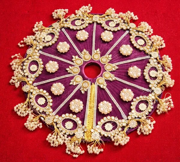 WINE__Laddu_Gopal_Poshak_Handmade_|_Embroidered