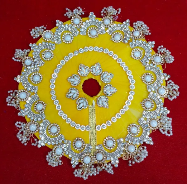 YELLOW_Laddu_gopal_poshak_|_Embroidered_|_Handmade