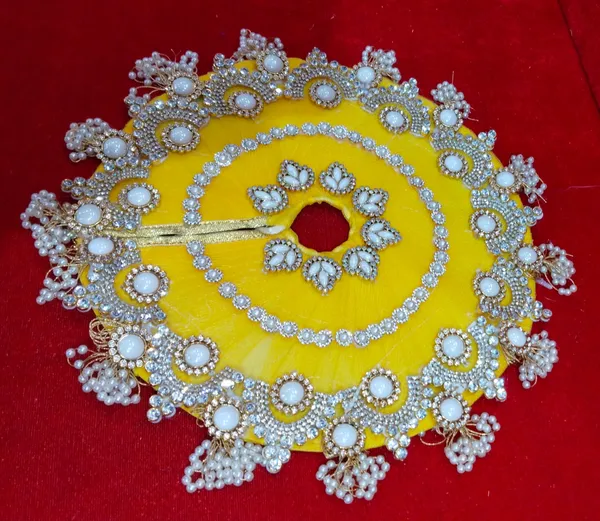 YELLOW_Laddu_gopal_poshak_|_Embroidered_|_Handmade