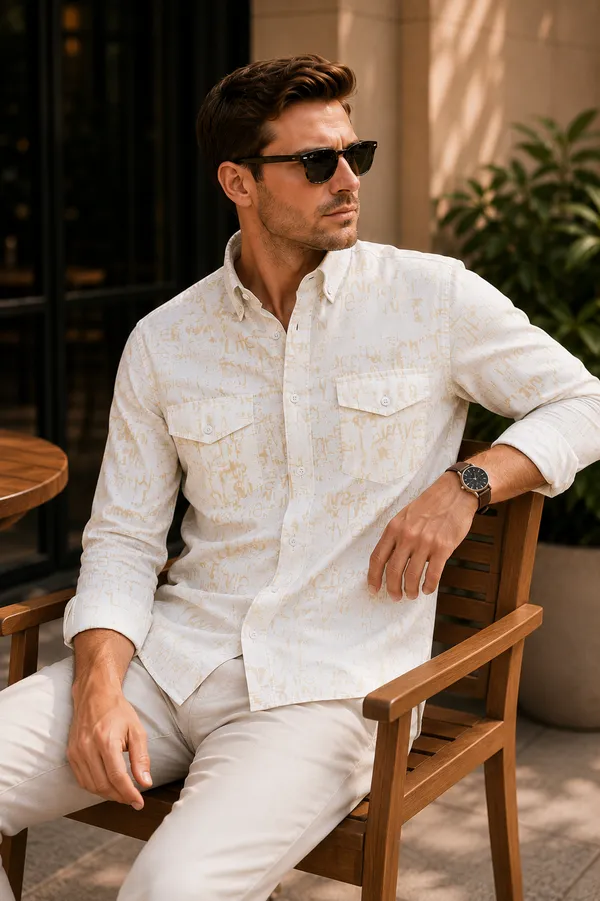 Pastel_Yellow_Striped_Cotton_Linen_Regular_Fit_Shirt_For_Men