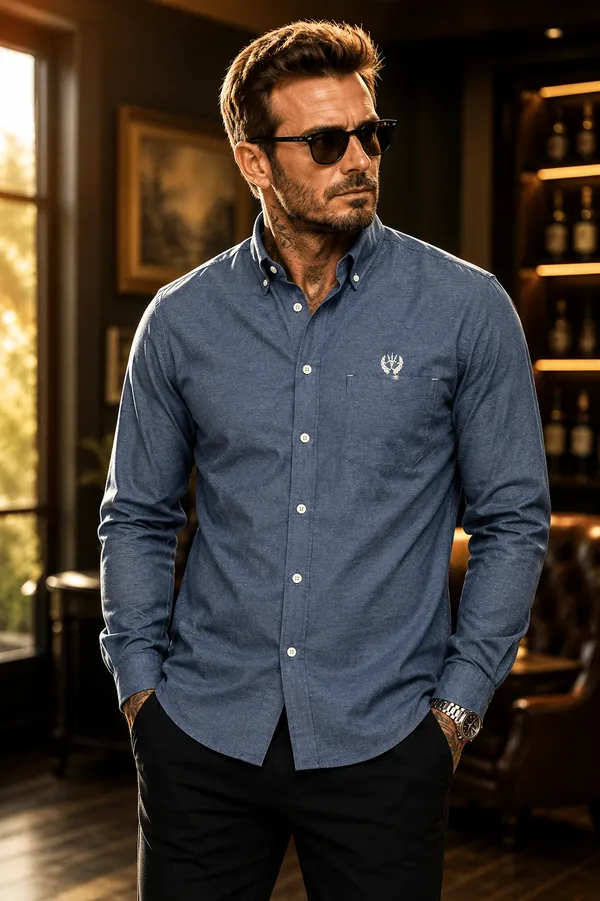 Azure_Cotton_Linen_Regular_Fit_Shirt_For_Men