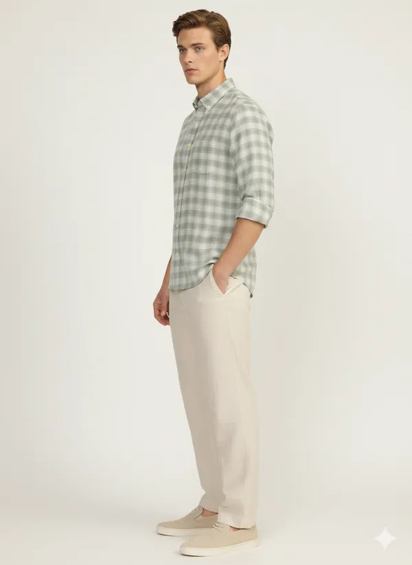 Grey_Cotton_Linen_Regular_Fit_Shirt_For_Men