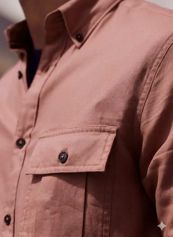 Brown_Cotton_Linen_Regular_Fit_Shirt_For_Men