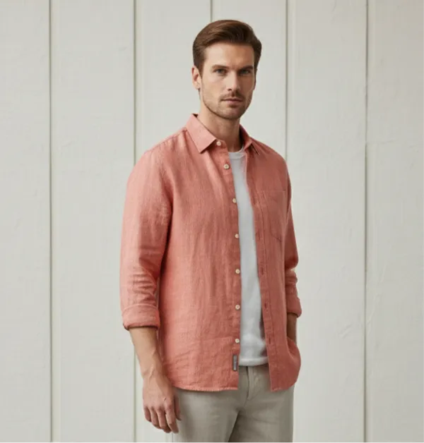 Desert_Pink_Cotton_Linen_Regular_Fit_Shirt_For_Men