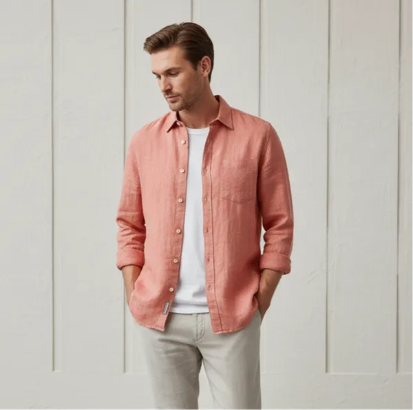 Desert_Pink_Cotton_Linen_Regular_Fit_Shirt_For_Men