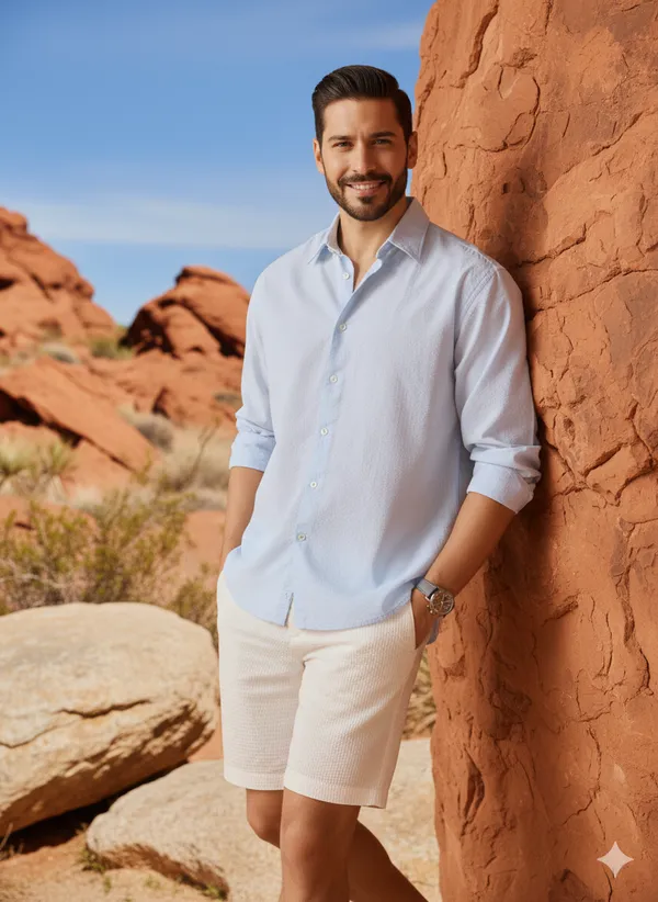 Sky_Blue_Cotton_Regular_Fit_Shirt_For_Men