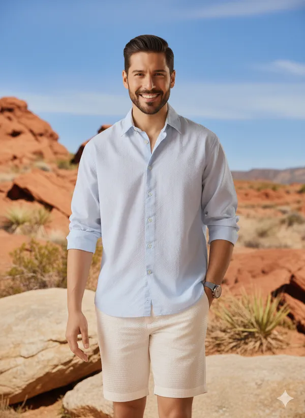 Sky_Blue_Cotton_Regular_Fit_Shirt_For_Men