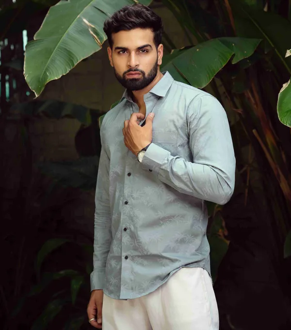 Dusty_Blue_Cotton_Regular_Fit_Shirt_For_Men