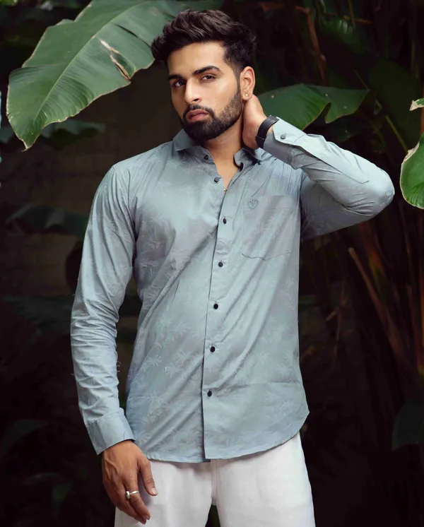 Dusty_Blue_Cotton_Regular_Fit_Shirt_For_Men
