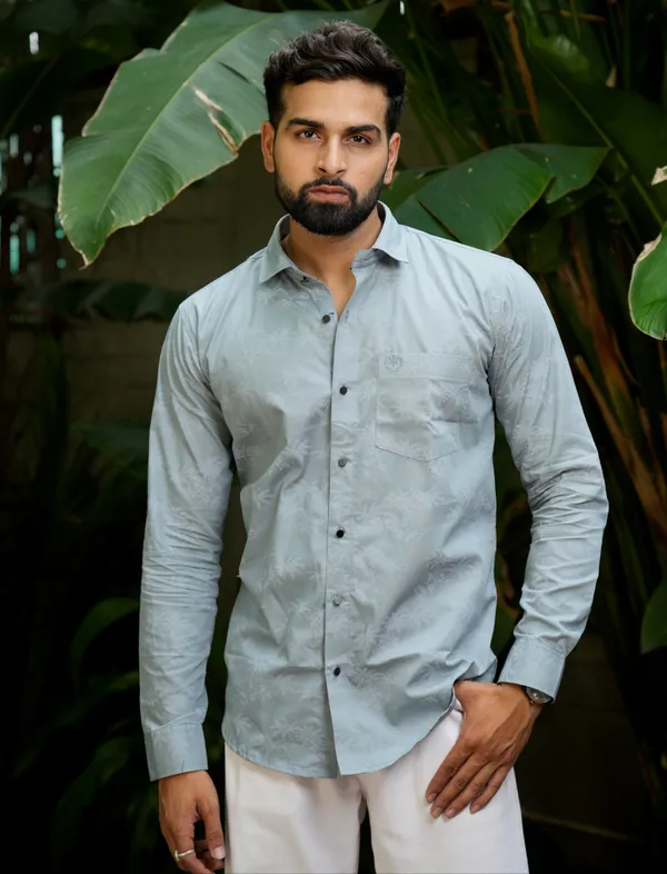 Dusty_Blue_Cotton_Regular_Fit_Shirt_For_Men