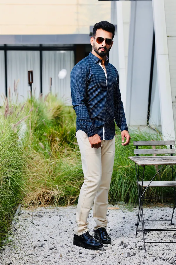 Blue_Cotton_Slim_Fit_Shirt_For_Men