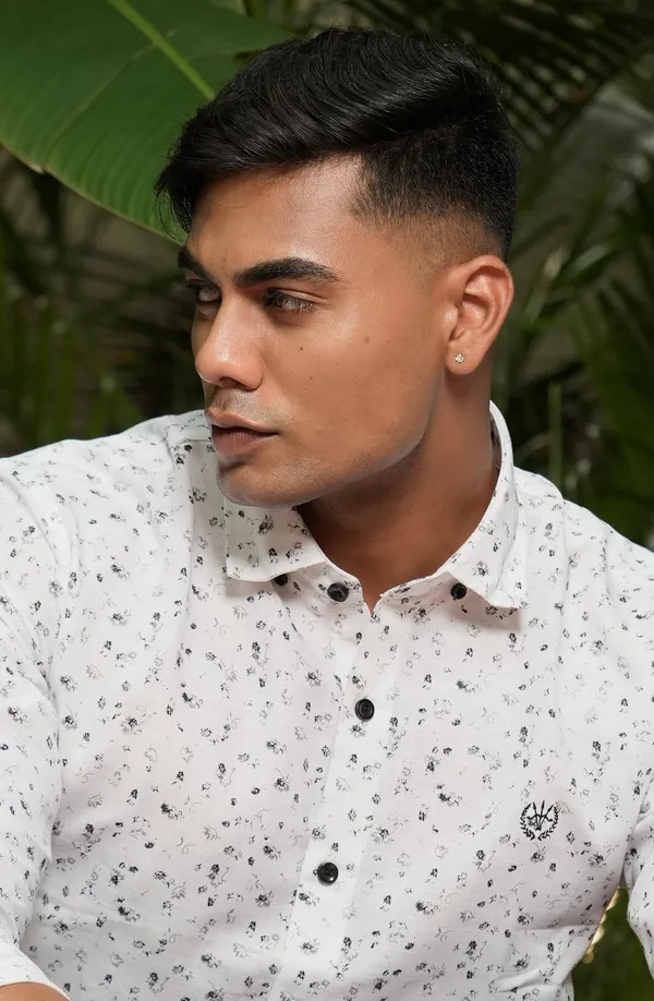 White_Cotton_Linen_Slim_Fit_Shirt_For_Men