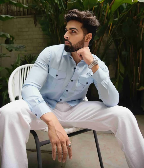 Sky_Blue_Cotton_Regular_Fit_Shirt_For_Men