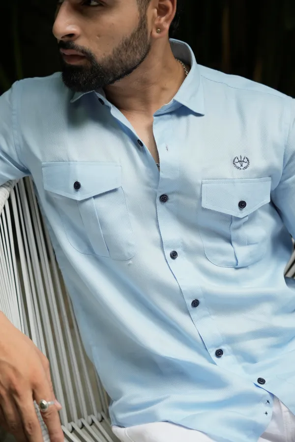 Sky_Blue_Cotton_Regular_Fit_Shirt_For_Men