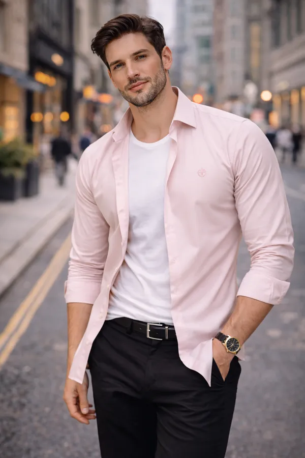 Grey_Cotton_Satin_Slim_Fit_Shirt_For_Men