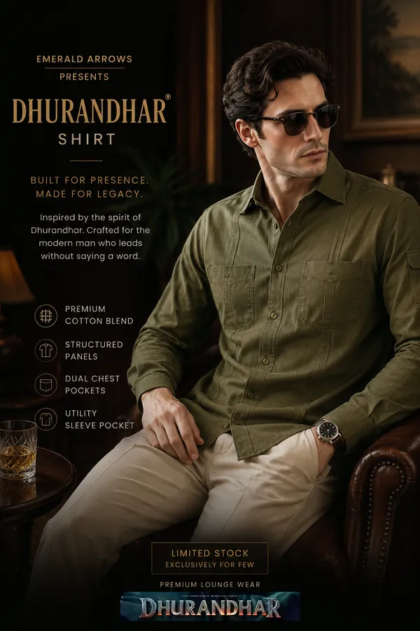 Rust_Orange_Cotton_Linen_Regular_Fit_Shirt_For_Men