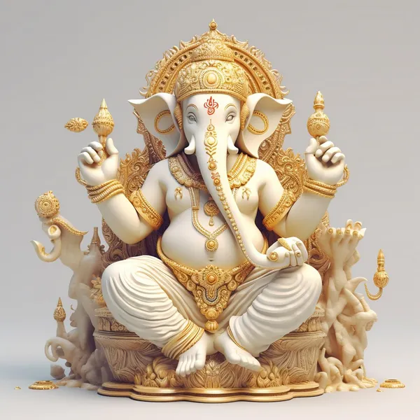 Multicolor_Ganesh_Wallpapers,_Hindu_God_Posters_For_Temple/Pooja_Room,_Living_Room_Self-Adhesive/Peel_And_Stick_Wallpaper_(Multi_Ganesh_14,_4X3_Feet)
