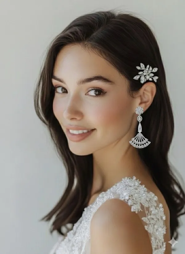 White_Metal_Premium_&_Elegant_Long_Earrings_For_Women