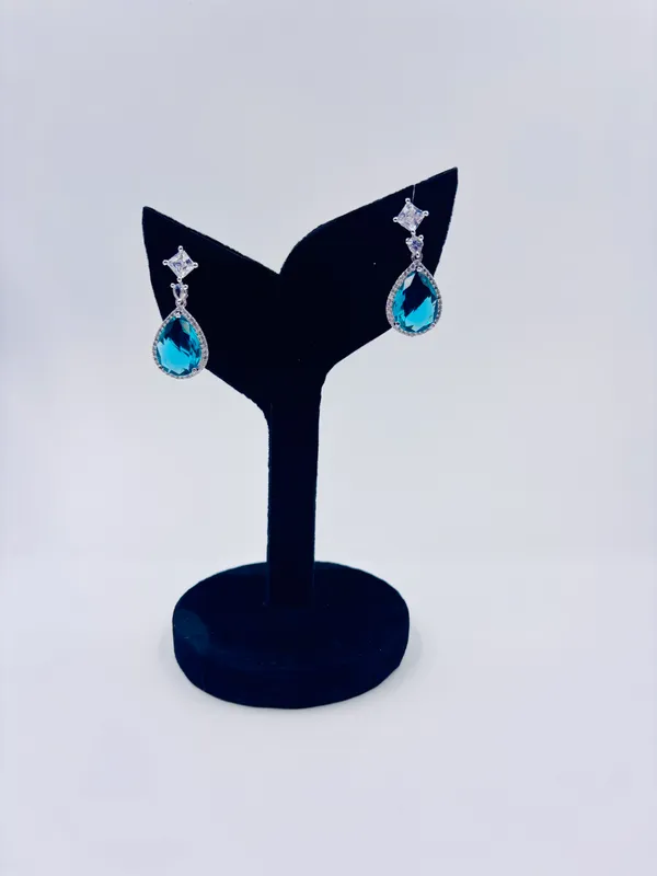 Sky_Blue_Metal_Premium_&_Elegant_Long_Earrings_For_Women
