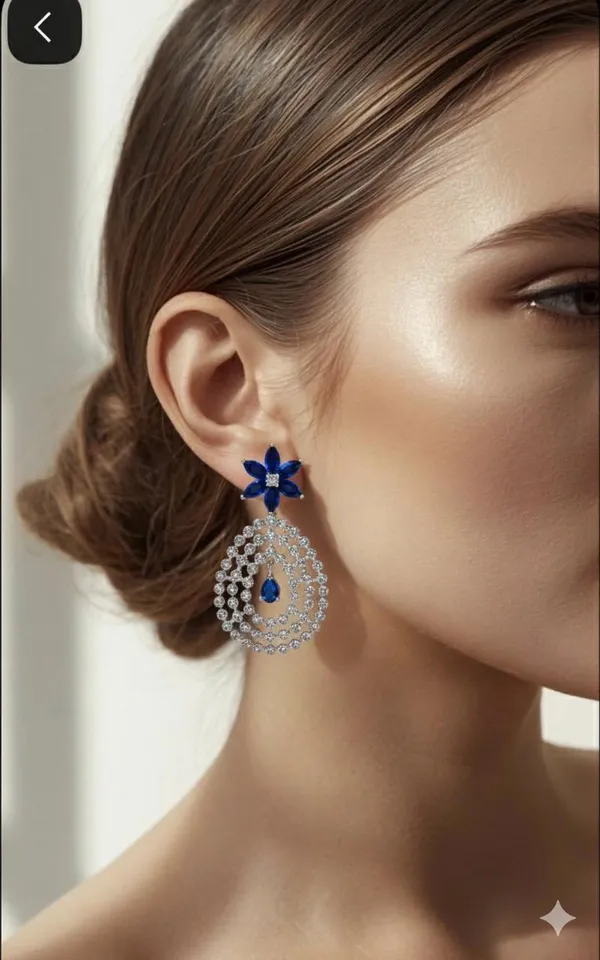 Blue_Metal_Premium_&_Elegant_Long_Earrings_For_Women