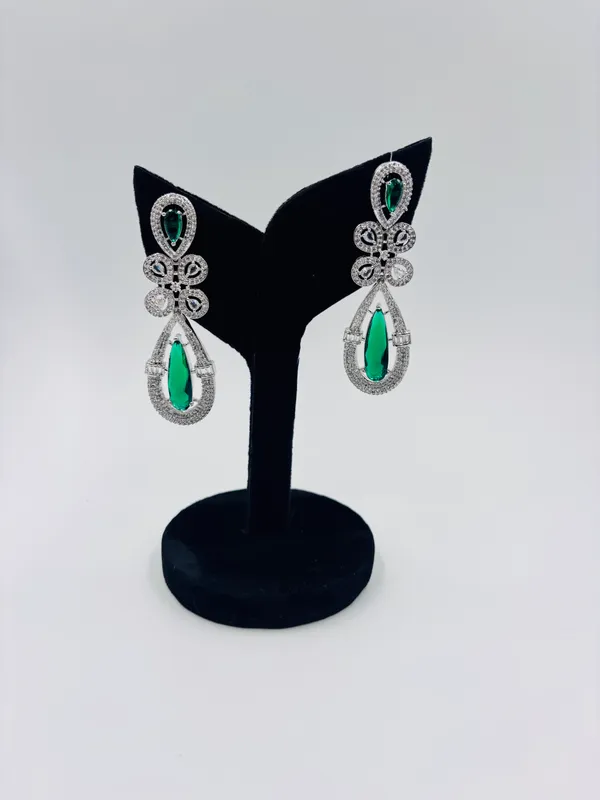 Green_Metal_Premium_&_Elegant_Long_Earrings_For_Women