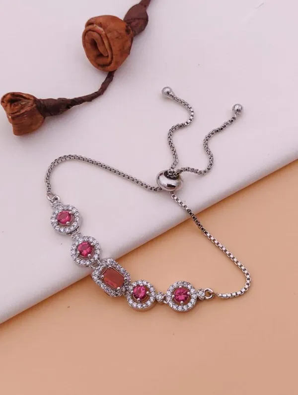 Pink_Metal_Premium_&_Elegant_Bracelet_For_Women