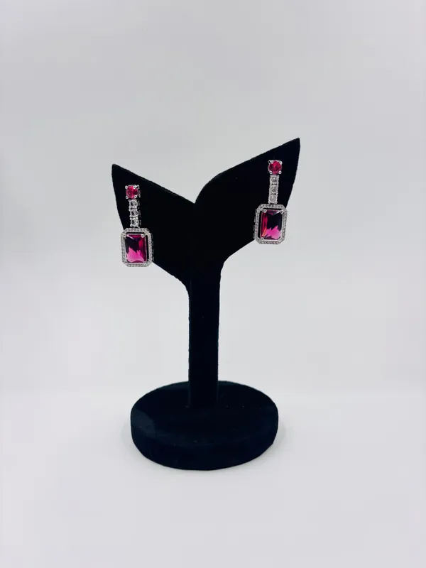Pink_Metal_Premium_&_Elegant_Long_Earrings_For_Women