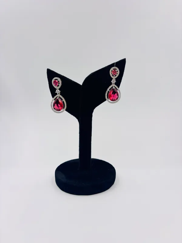 Pink_Metal_Premium_&_Elegant_Long_Earrings_For_Women