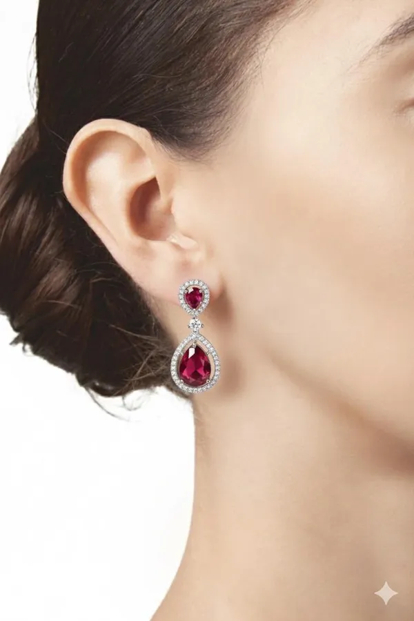 Pink_Metal_Premium_&_Elegant_Long_Earrings_For_Women